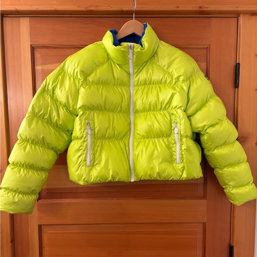 Nike Air Neon Green Puffer Jacket